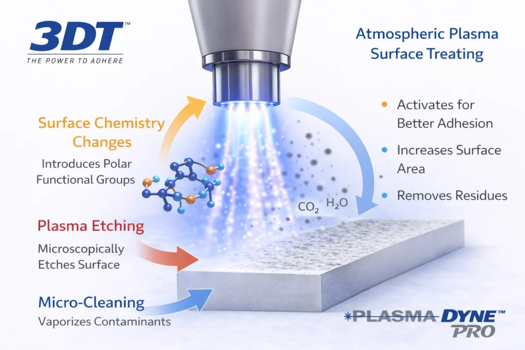 Plasma Surface Treatment Produces 3 Benefits